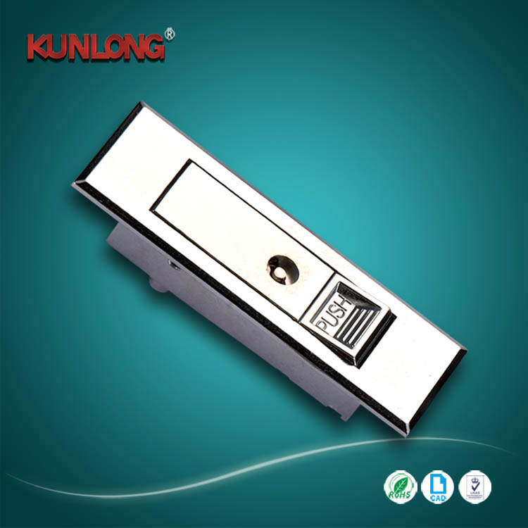 SK1-065 KUNLONG Pulsador automático girar la cerradura del panel del gabinete